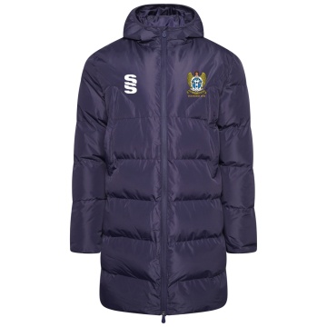 Active Long Padded Jacket - Navy