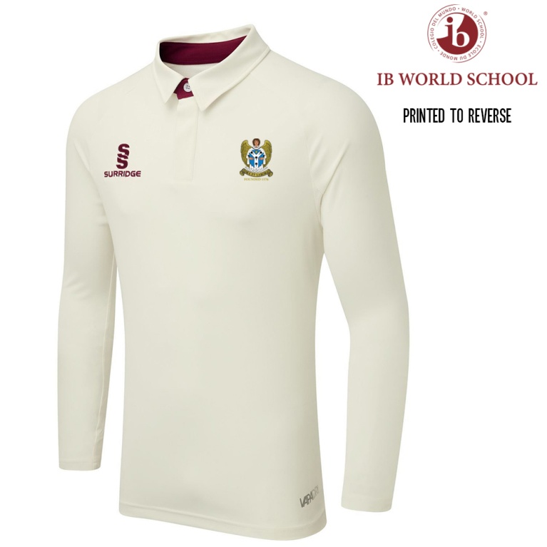 Ergo Long Sleeve Cricket Shirt Maroon